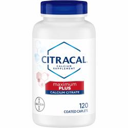 Citracal 成人补钙片 650mg柠檬酸钙 维生素D3 骨骼健康 120片