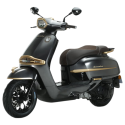 维多利亚 Seventies150i 水冷TFT仪表 鎏金灰 踏板摩托车