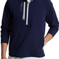 RALPH LAUREN Techy Terry 半拉链连帽衫