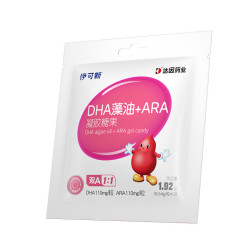 伊可新 DHA藻油 黄金配比添加ARA 儿童学生3粒装*1袋