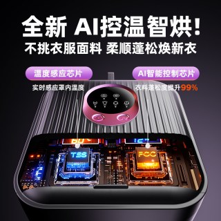 喜格丽 Y2 烘干机 钛金石墨烯速热 360°循环热风烘干机