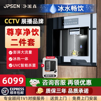 净派森 嵌入式饮水机直饮机管线机家用净化加热一体机接自来水厨下RO反渗透0阻垢净水器即热