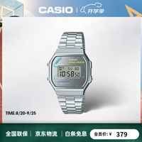 CASIO 小方块 复古 防水 商务 A168WEPC-7A