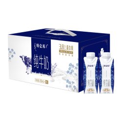 特仑苏 纯牛奶全脂利乐梦幻盖250ml*16包