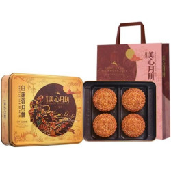 美心 双黄白莲蓉月饼礼盒740g