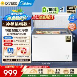 美的 冷柜BD/BC-301KM(E)白色