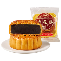 杏花楼 广式豆沙月饼中秋散装传统糕点心上海特产玫瑰豆沙100g*7