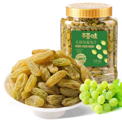 百草味 无核绿葡萄干 500g