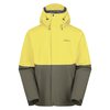 Rab 睿坡 Downpour系列 男士透气轻量防风冲锋衣 QWI-06 花粉黄/军绿色 M