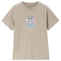 佐丹奴 13325428 纯棉圆领短袖T恤