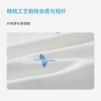 丽婴房 儿童家居服套装 纯棉 浅蓝两粒扣 80cm