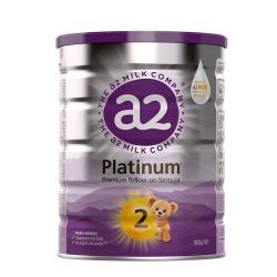 a2 紫白金版婴幼儿配方奶粉 2段 900g