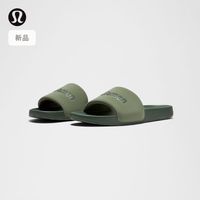 lululemon 丨Restfeel™ Slide 男士拖鞋 *徽标款 浓烈鼠尾草绿/雨林绿/