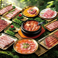首尔朴宝·炭火烤肉双人烤肉套餐