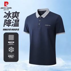 皮尔·卡丹 皮尔卡丹（pierre cardin）男士夏季翻领短袖POLO衫