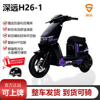SYUAN H26-1双仓新新国标电动自行车家用通勤外卖运动长途动力足 裸车+48V12A铅酸电池