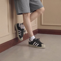 adidas 三叶草男女同款情侣经典贝壳头运动百搭休闲鞋LA3775 KJ9948 42