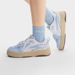 FILA 女鞋时尚休闲鞋女士简约低帮轻便舒适透气复古板鞋