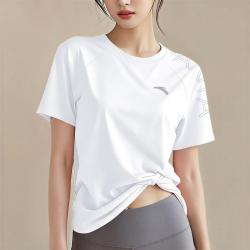 安踏 多彩速干T丨吸湿排汗运动T女子夏季透气训练瑜伽普拉提健身T恤