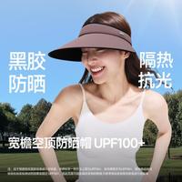 蕉下 加宽帽檐空顶帽女款新款防紫外线户外骑行运动遮阳太阳帽