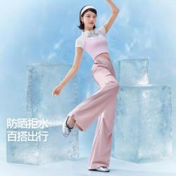 SIINSIIN 杨幂同款新款工装伞兵裤阔腿裤夏季防泼水户外休闲裤登山防晒长裤