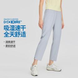 斯凯奇 25年秋季弹力修身运动裤女九分裤女式休闲裤