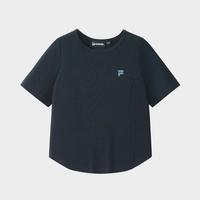 FILA 女装FUSION系列T恤女士时尚潮流紧身百搭针织短袖衫