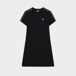 FILA 女装连衣裙女士时尚简约休闲舒适针织连衣裙