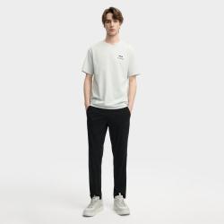 FILA 男装休闲裤男士时尚休闲舒适日常百搭基础直口针织长裤