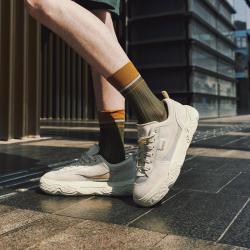 FILA 岩石鞋 男款复古帆布休闲鞋