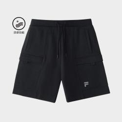 FILA 男装FUSION系列休闲裤男士时尚宽松针织五分裤