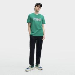 FILA 男款时尚休闲针织长裤