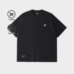 FILA 章昊同款丨男装FUSION系列凉感T恤男士基础针织短袖衫