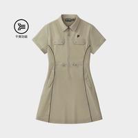 FILA 女装FUSION系列连衣裙女士时尚潮流宽松连衣裙