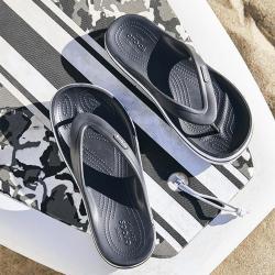 crocs 拖鞋 男女户外穿休闲夹脚凉拖鞋人字拖