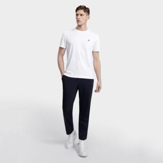 FILA 男装男式休闲裤男士时尚休闲舒适柔软百搭基础简约直口针织长裤