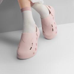 FILA 泡泡拖鞋 女款包头洞洞鞋