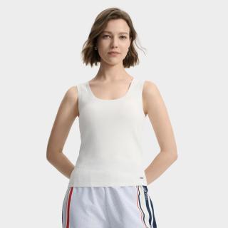FILA 女装女式针织衫女士时尚休闲简约修身柔软舒适百搭无袖编织衫