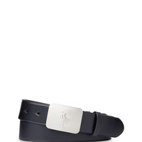RALPH LAUREN 男士光滑真皮 腰带