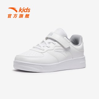安踏 童鞋儿童板鞋小学生小白鞋2026秋季男童低帮休闲鞋百搭运动鞋