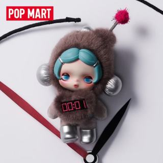 泡泡玛特 θSKULLPANDA不想不想系列毛绒公仔挂件盲盒礼物 随机1个