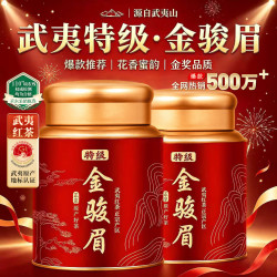 优茗君 武夷红茶正宗特级金骏眉茶叶2026新茶蜜香小种冷泡茶叶自己喝500g