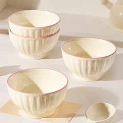 CERAMICS 陶瓷米饭碗家用2026新款4.5英寸*2