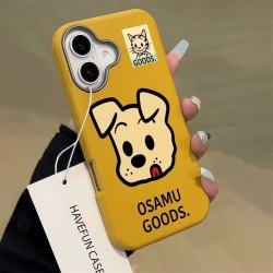 C 【裸机手感】吐舌治小狗高级质感机壳公园苹果手机壳iPhone11-17系列 A款 iPhone 15 Pro Max