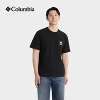 Columbia 26春夏新品男子户外棉质透气轻薄圆领运动短袖T恤XE2421 011 M