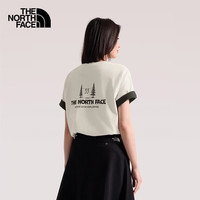 北面 26春夏新款短袖T恤男女户外情侣款透气纯棉短袖8GVD/QLI M (女生建议拍小一码）