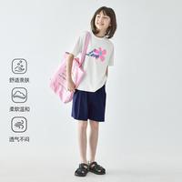简沐家 女童套装2026夏装新款儿童中大童休闲轻薄透气短袖T恤加短裤