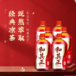 和其正 达利园和其正凉茶1L*12瓶装整箱草本植物饮料办公下午茶饮