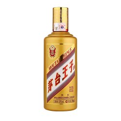 茅台 王子酒金王子53度酱香型白酒单瓶装