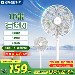 格力 机头升级轻音12叶仿生羽翼电风扇家用FD-35X79h7